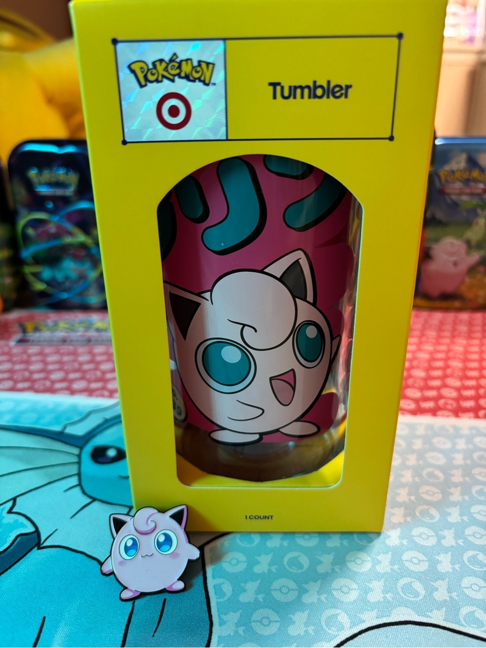 Target x Pokémon Limited Edition Collab Jiggly Puff Tumbler